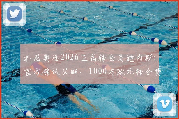 扎尼奥洛2026正式转会乌迪内斯：官方确认买断，1000万欧元转会费详解与球员未来前景分析